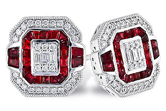 D273-43577: EARR .80 RUBY TW 1.05 TGW