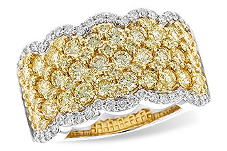 D274-29923: LDS DIA WED RG 1.90 YELLOW DIAS 2.20 TW