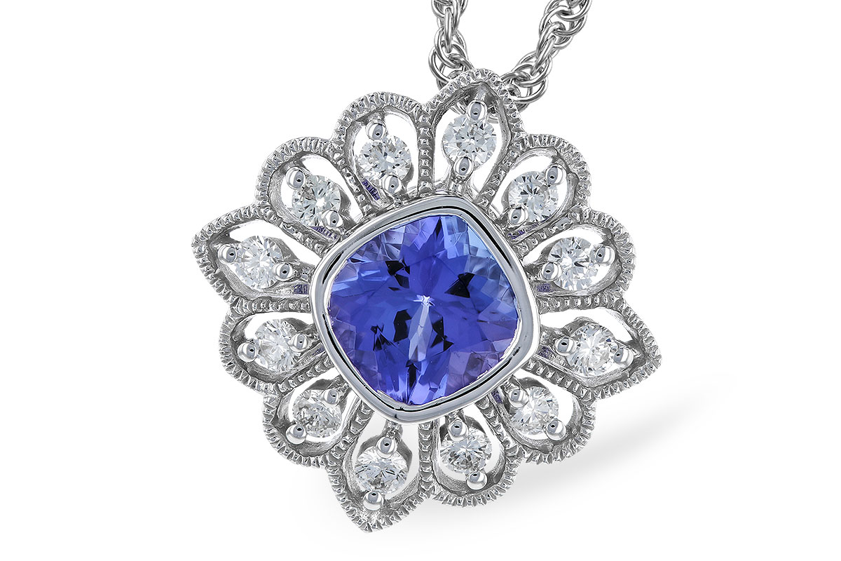 D274-30905: NECK .98 TANZANITE 1.24 TGW (6MM TANZ)