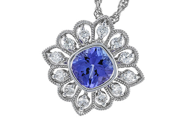 D274-30905: NECK .98 TANZANITE 1.24 TGW (6MM TANZ)