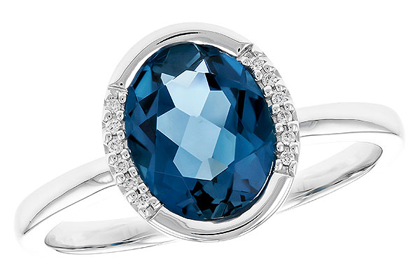 D274-31796: LDS RG 1.90 TW LONDON BLUE TOPAZ 1.93 TGW(9x7 LBT)