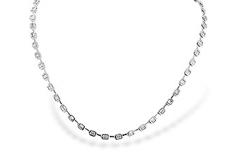 D274-32677: NECKLACE 2.05 TW BAGUETTES (17 INCHES)