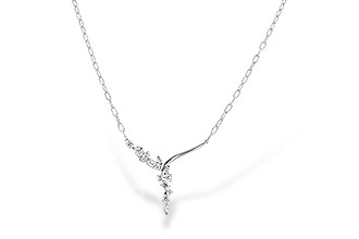 D274-34496: NECKLACE 1.22 TW FANCY CUT DIAMONDS (18")