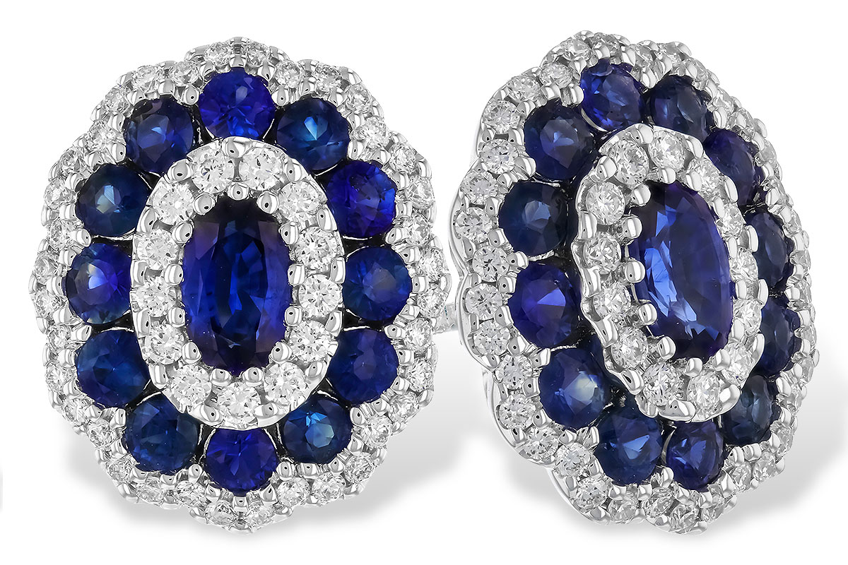 D274-36350: EARR 1.77 TW SAPPHIRE 2.24 TGW (5x3MM SAPP)