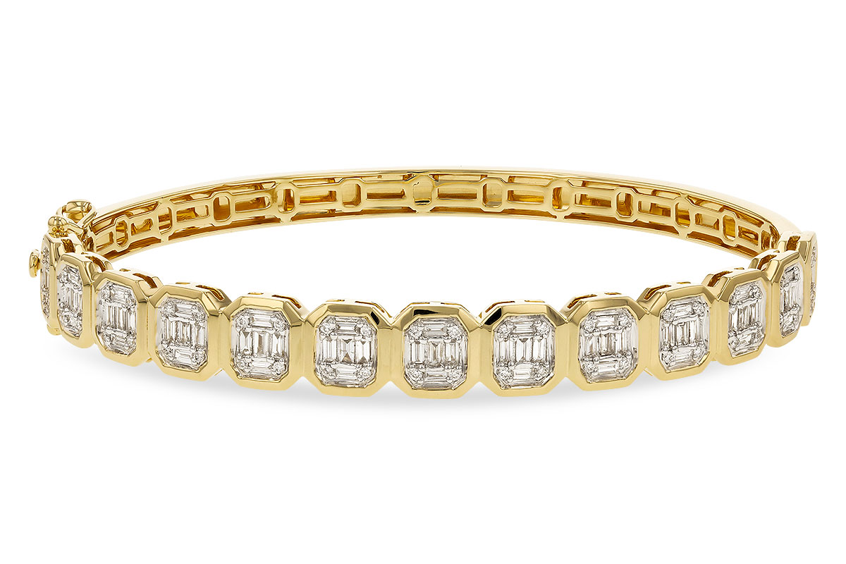 D275-19068: BANGLE .81 TW BAGUETTE 1.00 TW