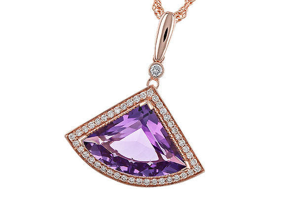D275-20832: NECKLACE 2.80 AMETHYST 2.97 TGW