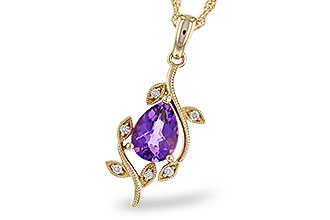 D275-21777: NECKLACE .88 AMETHYST .93 TGW (8x6MM AMY)