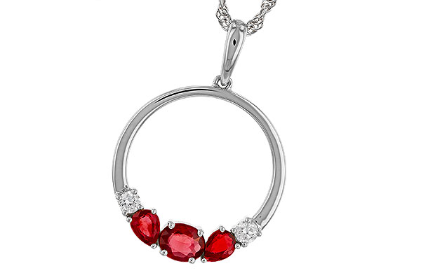 D275-22705: NECKLACE .79 RUBY .89 TGW