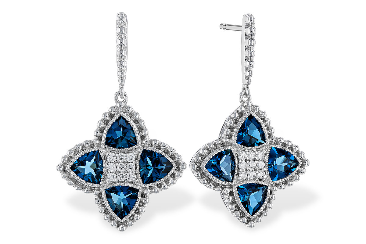 D275-23559: EARRINGS 1.73 LONDON BLUE TOPAZ 1.82 TGW