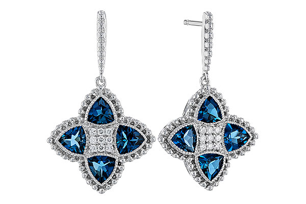 D275-23559: EARRINGS 1.73 LONDON BLUE TOPAZ 1.82 TGW
