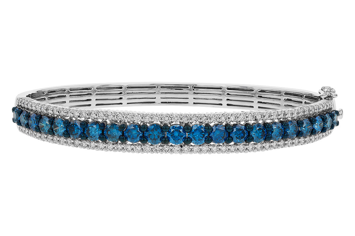 D275-23605: BANGLE 4.05 BLUE DIAS 5.50 TW