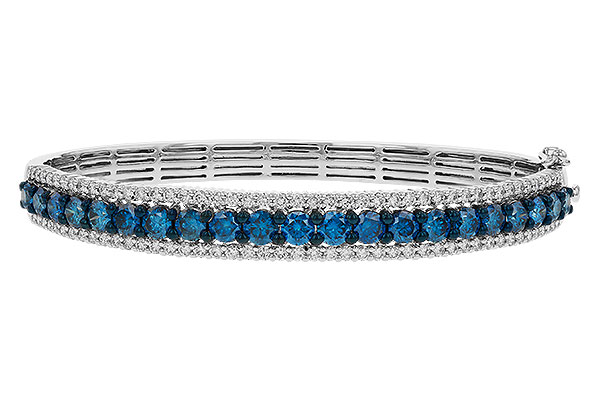 D275-23605: BANGLE 4.05 BLUE DIAS 5.50 TW