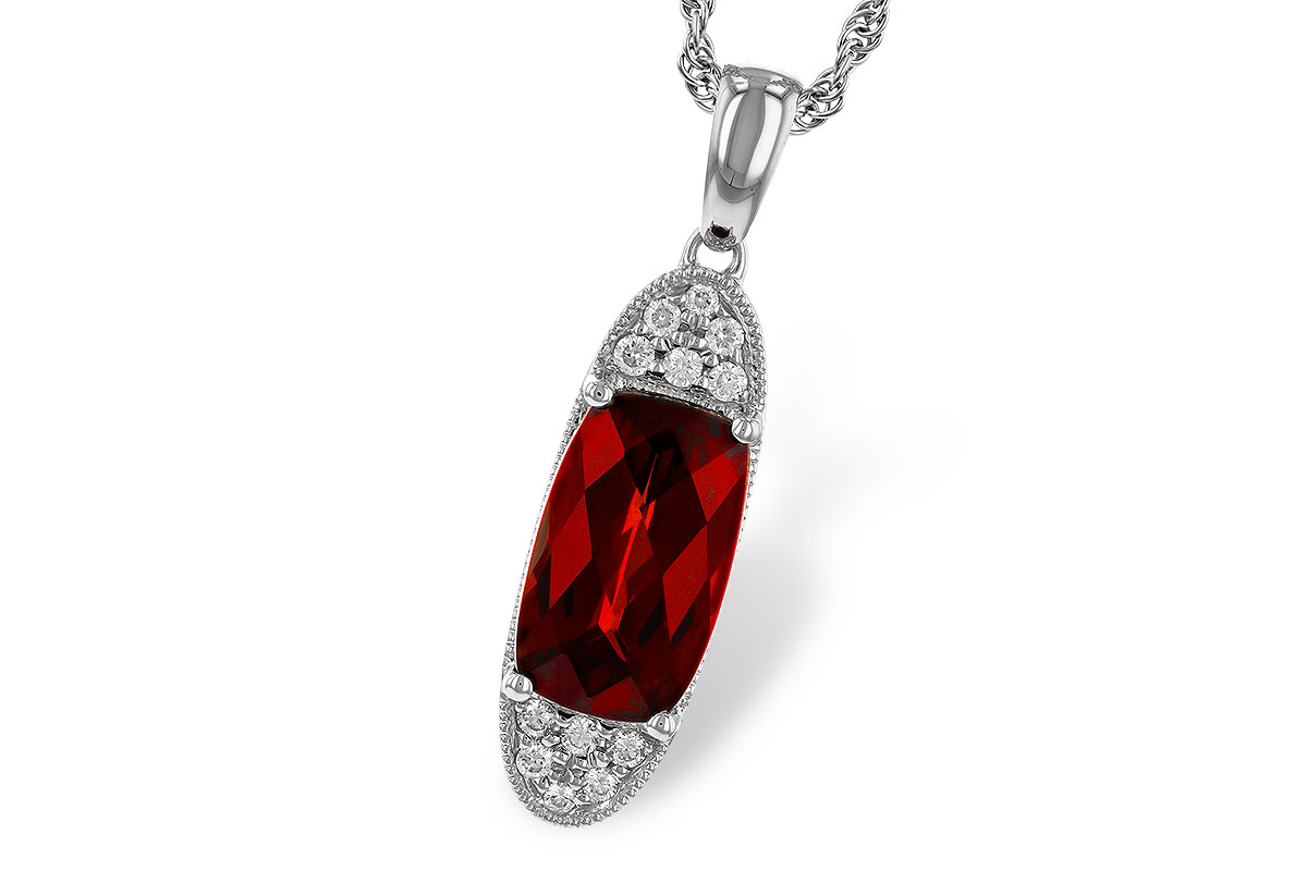 D275-25377: NECK 2.45 GARNET 2.55 TGW