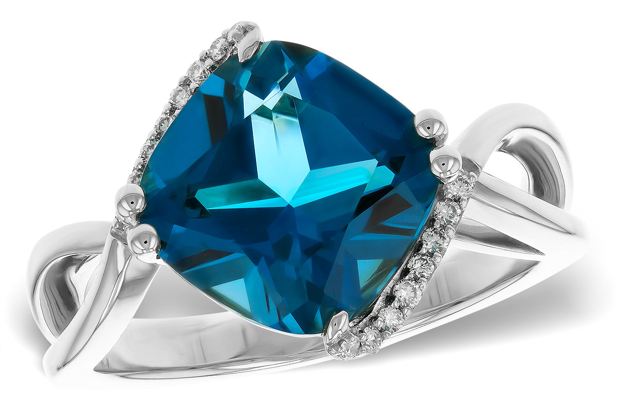 D275-25414: LDS RG 4.42 LONDON BLUE TOPAZ 4.50 TGW (10MM LBT)