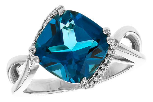 D275-25414: LDS RG 4.42 LONDON BLUE TOPAZ 4.50 TGW (10MM LBT)