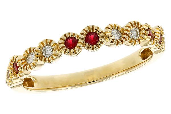 D275-25432: LDS WED RG .16 TW RUBY .25 TGW