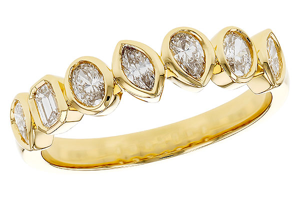 D275-25450: LDS DIA WED RG .62 TW FANCY CUT DIAS