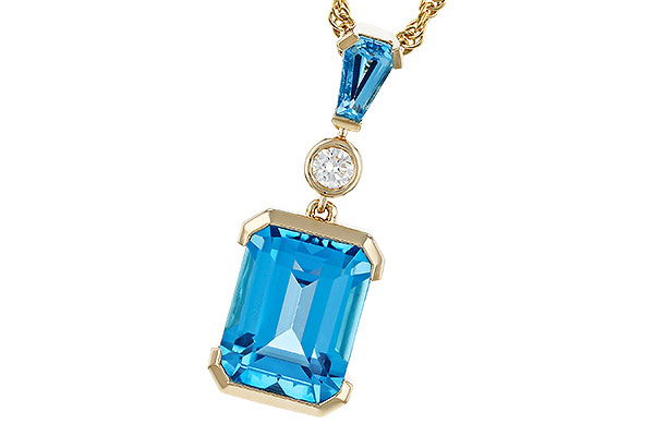 D275-26314: NECKLACE 3.05 BLUE TOPAZ TW 3.10 TGW