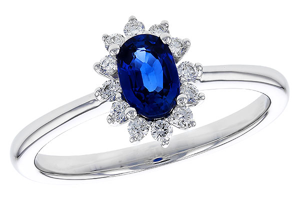 D275-26359: LDS RG .55 SAPPHIRE .71 TGW (6x4MM SAPP)