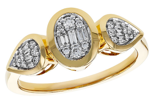 D275-27250: LDS DIA RG .07 TW BAGUETTE .17 TW