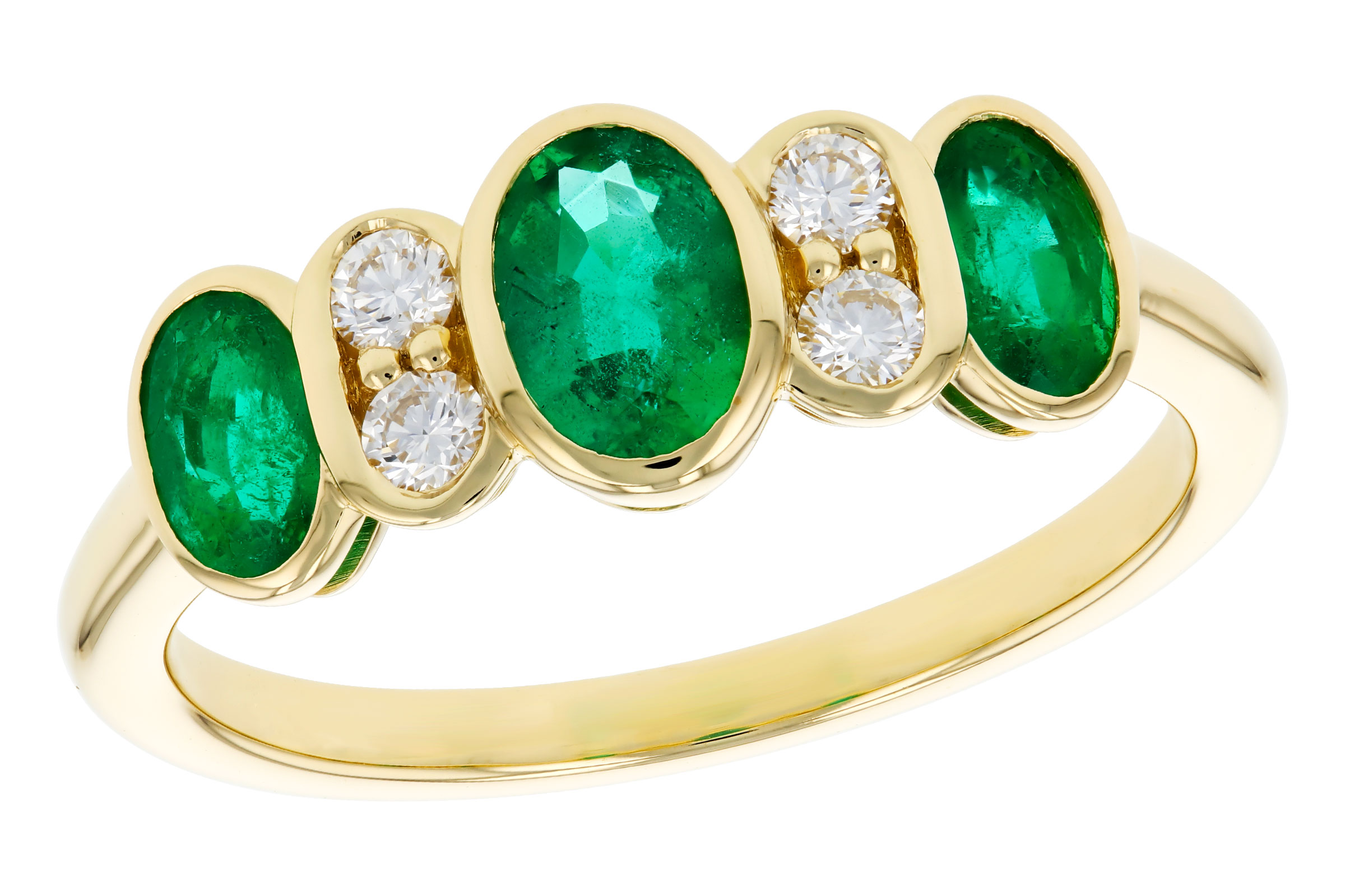D276-12668: LDS RG .90 TW EMERALD 1.05 TGW