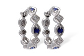 E001-55368: EARRINGS .20 SAPP .25 TGW