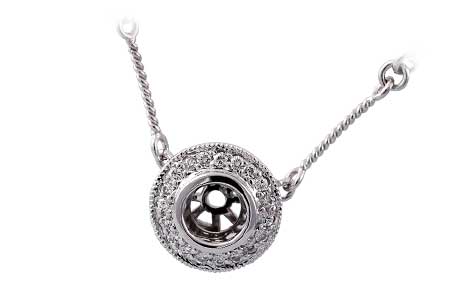 E097-06323: SEMI-NECKLACE .16 TW