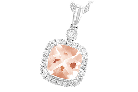 E187-02686: NECK 1.09 MORGANITE 1.26 TGW (7MM MORG)