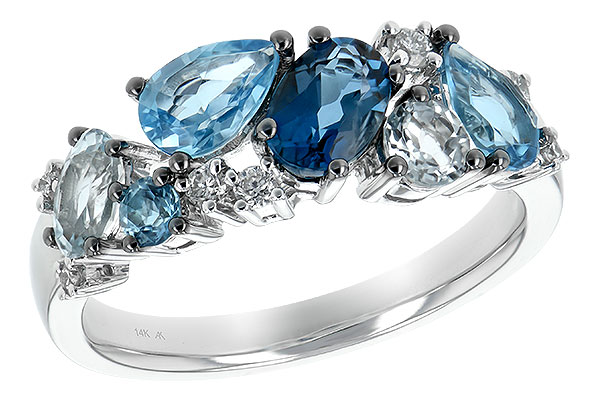 E189-73632: LDS RG 2.05 BLUE TOPAZ 2.16 TGW