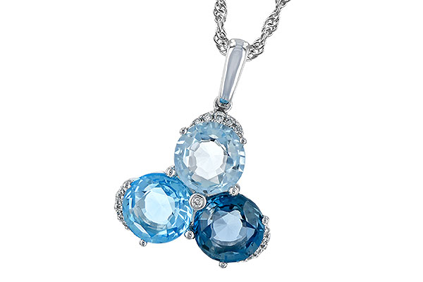 E189-74541: NECK 4.01 BLUE TOPAZ 4.06 TGW