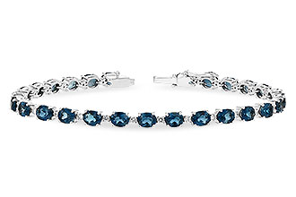 E189-75377: BRACELET 8.97 LONDON BLUE TPZ 9.55 TGW