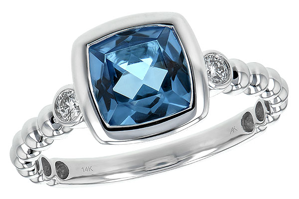 E189-75423: LDS RG 1.57 BLUE TOPAZ 1.65 TGW