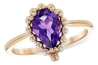 E189-77250: LDS RING 1.06 CT AMETHYST
