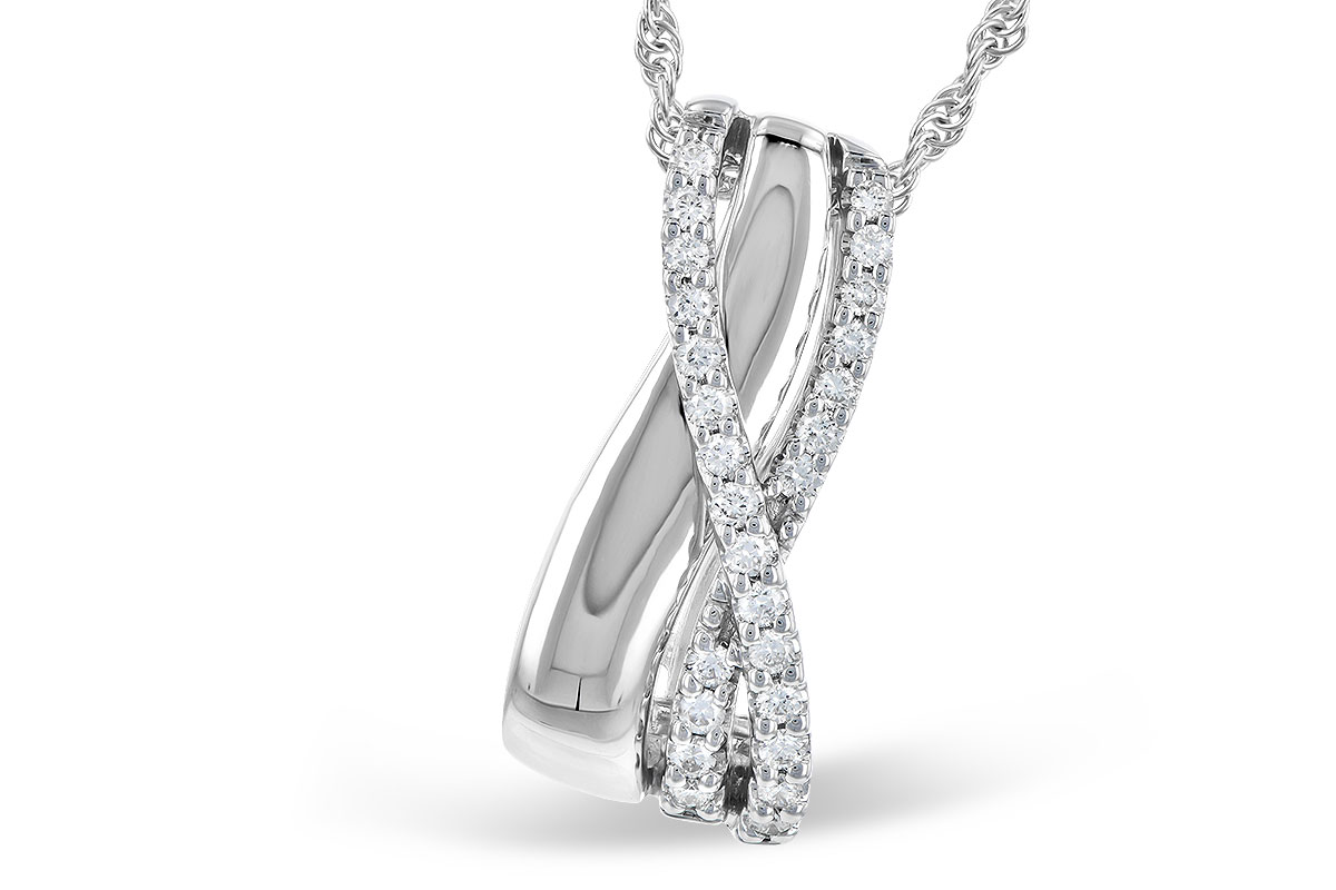E273-39059: NECKLACE .26 TW