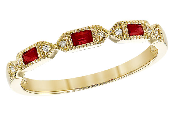 E273-39986: LDS WED RG .12 RUBY .14 TGW