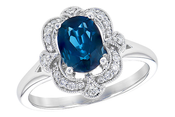 E273-43577: LDS RG 1.35 LONDON BLUE TOPAZ 1.50 TGW