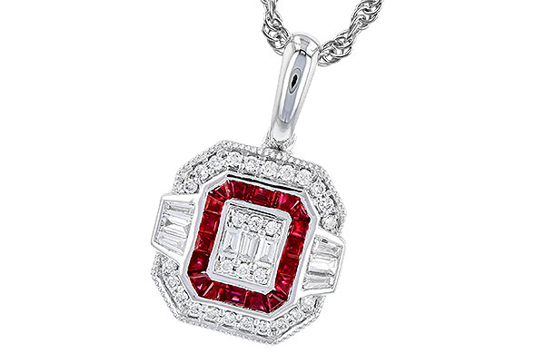 E274-28105: NECK .29 TW RUBY .48 TGW