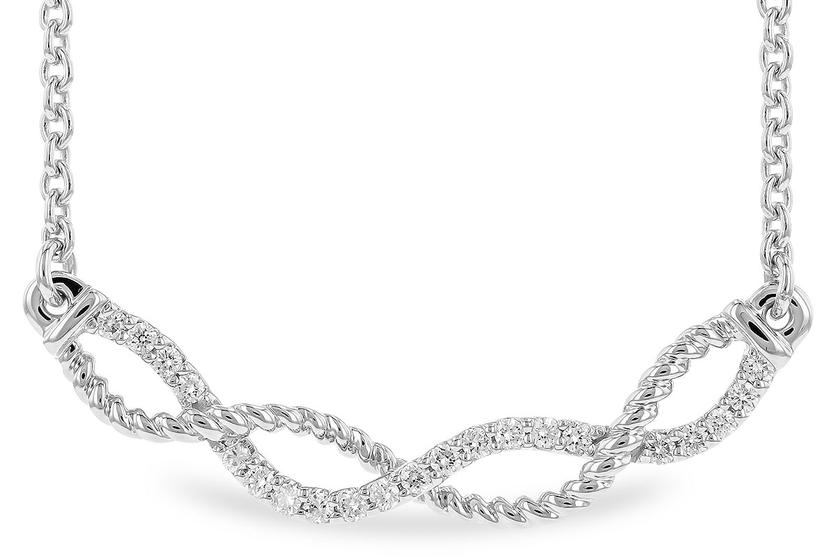 E274-29050: NECKLACE .12 TW (18")