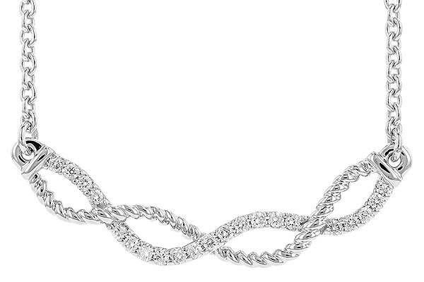 E274-29050: NECKLACE .12 TW (18")