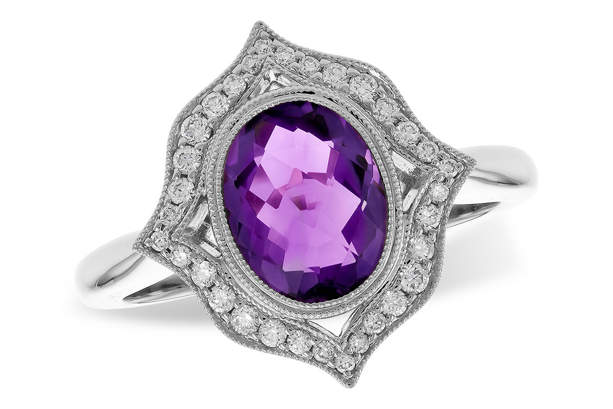 E274-34523: LDS RG 1.52 AMETHYST 1.70 TGW (9x7MM AMY)