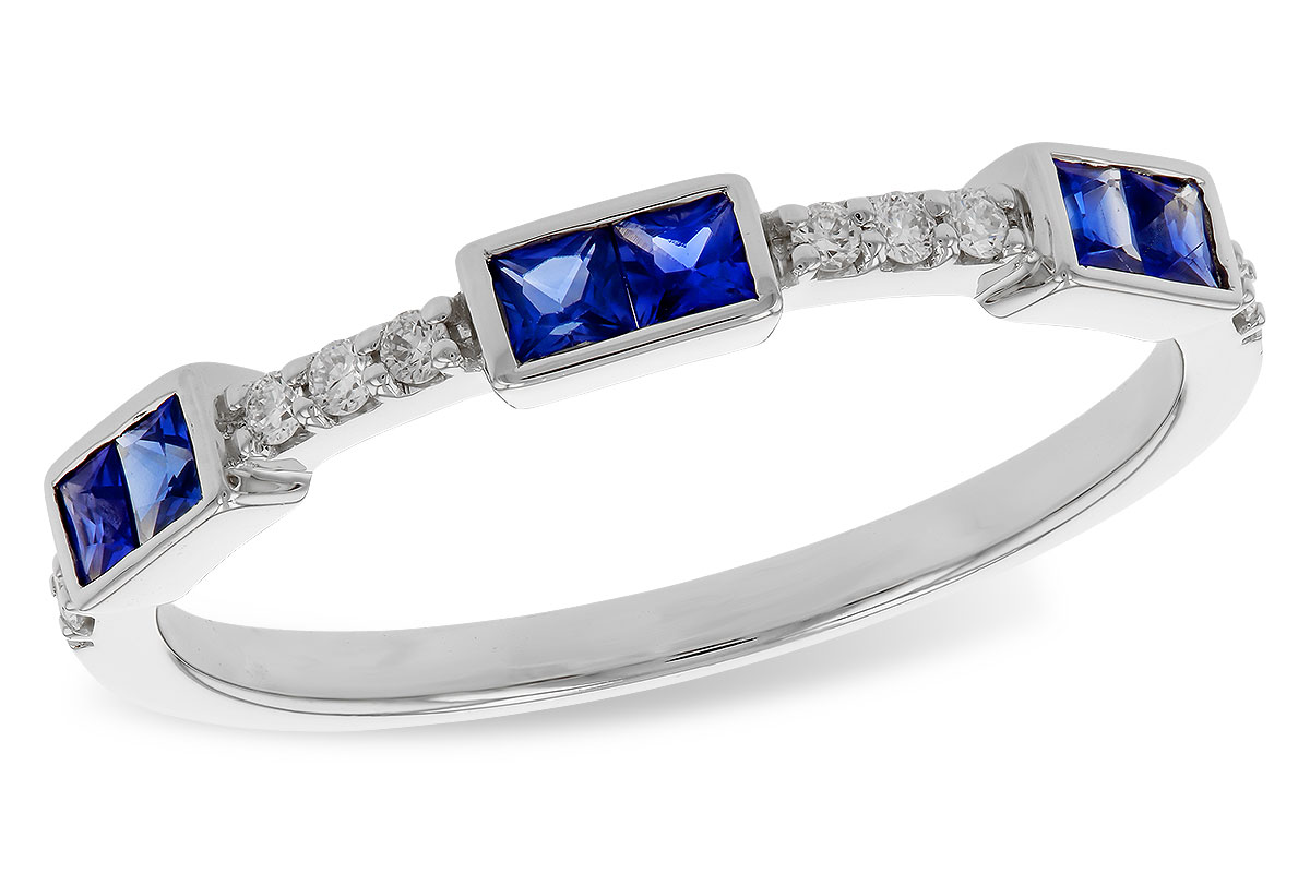 E275-22723: LDS WED RG .36 SAPPHIRE .43 TGW