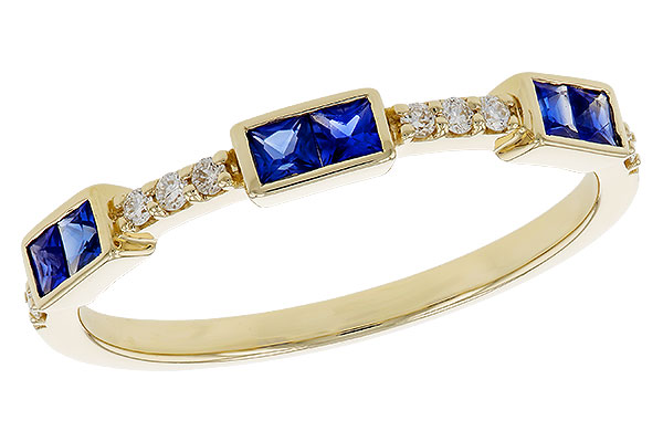 E275-22723: LDS WED RG .36 SAPPHIRE .43 TGW