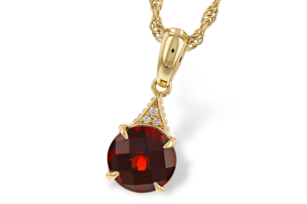 E275-25386: NECK 1.46 GARNET 1.47 TGW (7MM RD)
