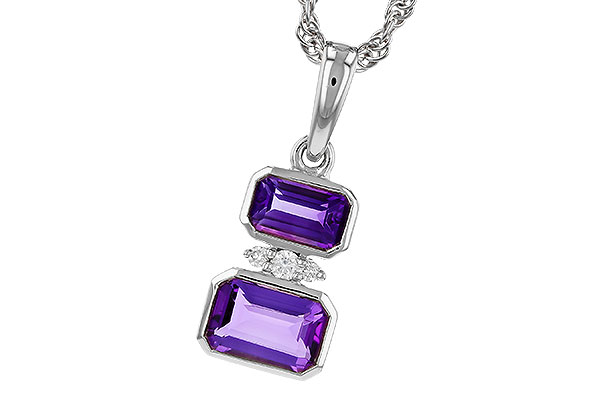 E275-27214: NECK .72 TW AMETHYST .75 TGW