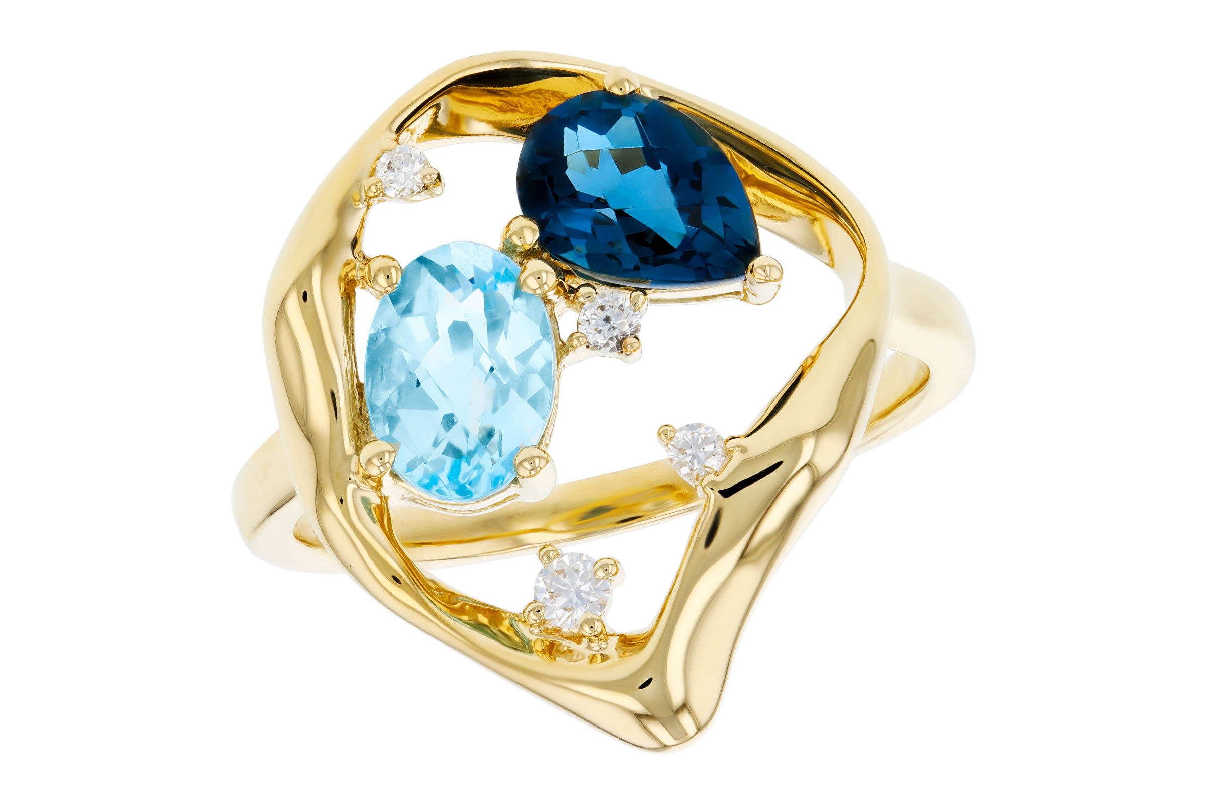 E276-12650: LDS RG 1.60 TW BLUE TOPAZ 1.67 TGW (7x5MM BT)