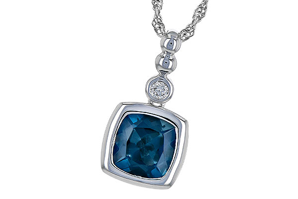 F190-67195: NECK 1.50 LONDON BLUE TOPAZ 1.54 TGW