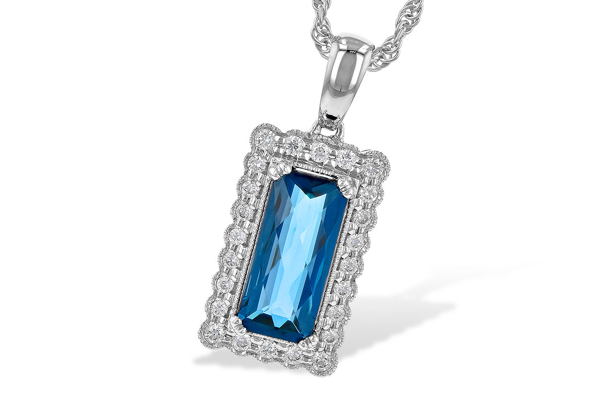F190-71741: NECK 1.55 LONDON BLUE TOPAZ 1.70 TGW