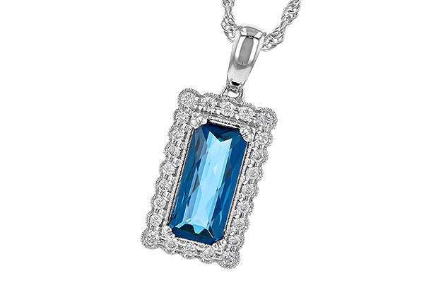 F190-71741: NECK 1.55 LONDON BLUE TOPAZ 1.70 TGW