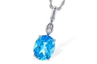 F190-71814: NECK 2.84 BLUE TOPAZ 2.87 TGW (10x8MM BT)