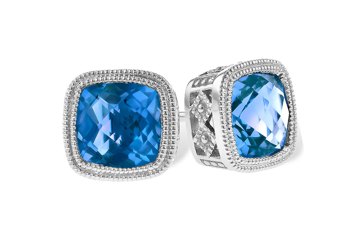 F273-38095: EARR 2.20 TW BLUE TOPAZ